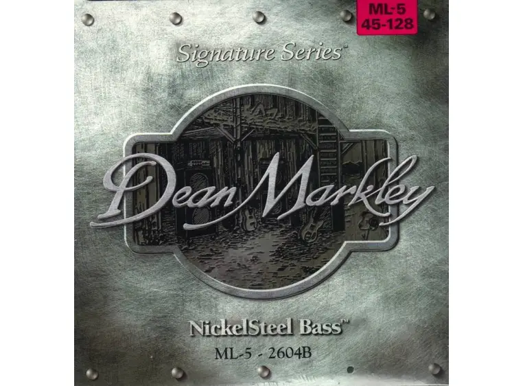 Dean Markley 2604B Bass Nickel Steel ML (045-128) 